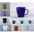 Colorful mug cup made from borosilicate safty glass